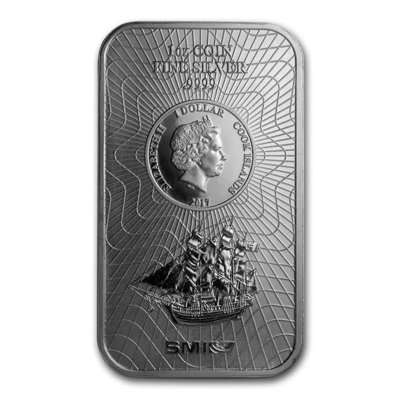 Coos Island 50 gram zilver muntbaar voorkan 101munten Goud en Munt Punt